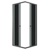 Товар: Душевое ограждение Niagara Eco NG-1008-14QT (80х80х190) квадрат,раздвижное,черный,стекло тонированно - фото 2 Душевое ограждение Niagara Eco NG-1008-14QT (80х80х190) квадрат,раздвижное,черный,стекло тонированно — фото 2, Душевые уголки