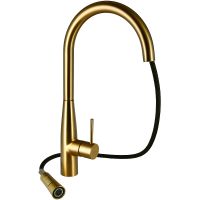 Смеситель для кухни Raiber Graceful Золото матовое арт-RPG-011 — фото 6, Смесители для кухни