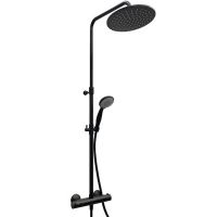 Товар: Душевая система Fiore Kevon 44NN0932 с термостатом Черная - фото 1 Душевая система Fiore Kevon 44NN0932 с термостатом Черная — фото 1, Душевые системы