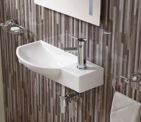 Раковина CeramaLux 50 7947CL Белая — фото 1, Мини-раковины