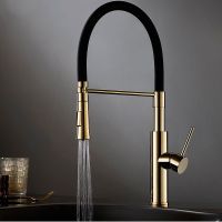 Товар: Смеситель для кухни Accoona A4890WF-1 Золото Черный - фото 8 Смеситель для кухни Accoona A4890WF-1 Золото Черный — фото 8, Смесители для кухни