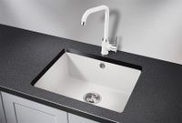 Granula-5551, АРКТИК (БЕЛЫЙ), кухонная мойка, кварц — фото 2, Кухонные мойки