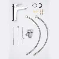 Смеситель для раковины AQUAme Prato AQMP6121 Хром — фото 3, Смесители для раковины