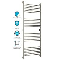 Водяной полотенцесушитель Сунержа Богема прямая 1500х600 Хром — фото 3, Водяные полотенцесушители