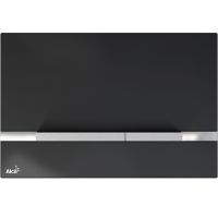 Клавиша смыва Alcaplast Flat Stripe Glass STRIPE-GL1204 Черная Клавиша смыва Alcaplast Flat Stripe Glass STRIPE-GL1204 Черная