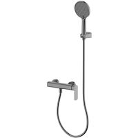 Смеситель для душа AQUAme Monza AQM6313GM Оружейный металл — фото 1, Для душа и ванны