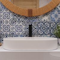 Товар: Раковина-чаша Aqueduto Espiral 60 ESP0220 Белая матовая - фото 4 Раковина-чаша Aqueduto Espiral 60 ESP0220 Белая матовая — фото 4, Раковины