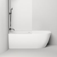 Ванна из искусственного камня Salini Sofia Corner Left 170х85 102525M Белая матовая — фото 3, Ванны из искусственного камня