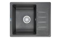 Granula-5803, ГРАФИТ, кухонная мойка, СтандАРТ кварц — фото 1, Кухонные мойки
