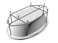 Акриловая ванна Vayer Beta 194x100 KPL Exklusiv Гл000006827 без гидромассажа — фото 6, Акриловые ванны