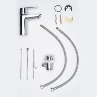 Товар: Смеситель для раковины AQUAme Prato AQMP6111 Хром - фото 4 Смеситель для раковины AQUAme Prato AQMP6111 Хром — фото 4, Смесители для раковины