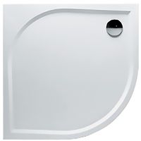 Душевой поддон из искусственного камня Riho Kolping 100x100 D004003005 (DB1800500000000) Белый с ант — фото 1, Душевые поддоны из искусственного камня