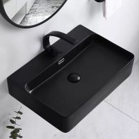 Товар: Раковина CeramaLux 60 8145MB Черная матовая - фото 4 Раковина CeramaLux 60 8145MB Черная матовая — фото 4, Раковины накладные