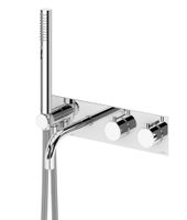 Встраиваемый термостатический смеситель для ванны и душа однорычажный CEZARES CZR-B-VDM2-T-01 — фото 1, Смеситель для ванны