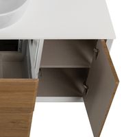 Товар: Шкафчик подвесной с одной дверцей, совместимый с базой под раковину CEZARES BELLAGIO 54864 Rovere ta - фото 2 Шкафчик подвесной с одной дверцей, совместимый с базой под раковину CEZARES BELLAGIO 54864 Rovere ta — фото 2, Шкафы для ванной