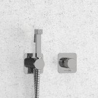 A4651.271.057.136 Встраиваемый комплект для биде со шлангом — фото 1, Гигиенические души