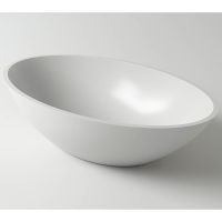 Раковина-чаша Holbi Dione 59 1.02.006.11.1 Белая матовая — фото 1, Раковины накладные