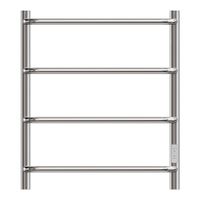 Полотенцесушитель электрический Point Ника PN08856 П4 500x600 диммер справа, хром — фото 1, Электрические полотенцесушители