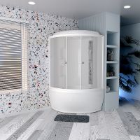 Душевой бокс Radomir Лаура 128x128 1-04-1-0-0-0821 без гидромассажа — фото 3, Душевые боксы