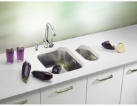 Мойка для кухни VARIANT 110 SAT 148X300X120 в комплекте с сифоном 1130550, — фото 2, Кухонные мойки