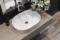 Товар: Раковина-чаша Holbi Ariel 55 1.02.011.11.1 Белая матовая - фото 2 Раковина-чаша Holbi Ariel 55 1.02.011.11.1 Белая матовая — фото 2, Раковины накладные