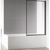 Товар: Шторка на ванну AQUAme 80 R AQM2859-R профиль Черный матовый стекло прозрачное - фото 1 Шторка на ванну AQUAme 80 R AQM2859-R профиль Черный матовый стекло прозрачное — фото 1, Шторки на ванну