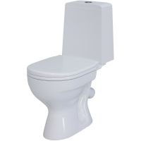 Унитаз компакт Aringa Рио AR01003WH с бачком и сиденьем — фото 1, Напольные унитазы