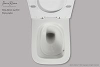 Товар: Унитаз Iberica Blanca Toledo Alto IB.TLA.234.1B1 подвесной с сиденьем Микролифт - фото 10 Унитаз Iberica Blanca Toledo Alto IB.TLA.234.1B1 подвесной с сиденьем Микролифт — фото 10, Подвесные унитазы