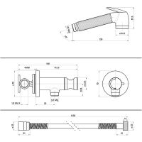 Товар: Гигиенический душ со смесителем Bossini Nikita E37008B.030 Хром - фото 2 Гигиенический душ со смесителем Bossini Nikita E37008B.030 Хром — фото 2, Гигиенические души