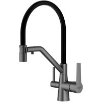 Смеситель для кухни Raglo R80.62.09 Графит матовый Черный — фото 1, Смесители для кухни