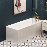 Акриловая ванна Corpa Nera Milano 160x70 CN05008WH без гидромассажа — фото 5, Акриловые ванны