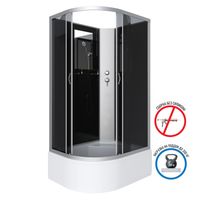 Душевая кабина Niagara Classic NG-2510-14RBK (120х80х200) высокий поддон(40см),стекло тонированное,4 арт-25101434RBK — фото 3, Душевые кабины