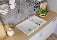 Кухонная мойка Polygran BRIG-772 (№16 Черный) — фото 1, Кухонные мойки