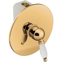 Смеситель для душа Gattoni Orta 2730/27DO.CH OLD Золото 24 карат — фото 1, Смеситель для душа