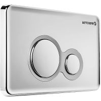 Клавиша смыва Bettoserb Sava Fix Slim Jerez 40006463 Хром матовый Хром глянцевый — фото 3, Кнопки смыва