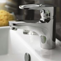 Смеситель для раковины Haiba Хром арт-HB1068 — фото 3, Смесители для раковины