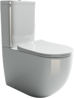 Напольный пристенный унитаз Mia Rimless — фото 9, Напольные унитазы