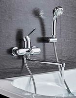 Смеситель для ванны Ledeme H40 2240L универсальный Хром — фото 3, Смеситель для ванны