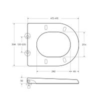 Крышка-сиденье CEZARES GIUBILEO CZR-6045-SC — фото 3, Сиденья для унитаза