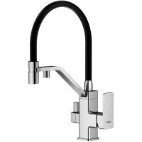 Смеситель для кухни Raglo R85.62 Хром Черный — фото 1, Смесители для кухни