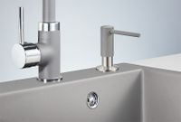 Granula-018 D, АЛЮМИНИУМ, ДОЗАТОР КУХОННЫЙ — фото 1, Дозаторы для кухонных моек