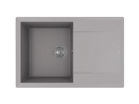 Florentina Мойка "Тоскана" 780, серый шелк — фото 1, Кухонные мойки