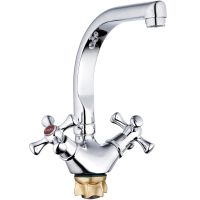 Смеситель для кухни G-Lauf QTZ4-D827 Хром — фото 1, Смесители для кухни