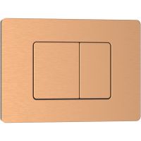 Клавиша смыва Iberica Blanca Inox-C IB.B011.007.002 Розовое золото матовое — фото 1, Кнопки смыва