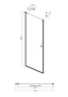 Товар: Душевой уголок Ambassador Elysium 80x100 111011109CX-100CX профиль Хром стекло прозрачное - фото 3 Душевой уголок Ambassador Elysium 80x100 111011109CX-100CX профиль Хром стекло прозрачное — фото 3, Прямоугольные душевые уголки