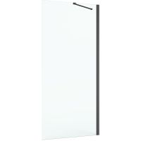 Душевая стенка Roca Capital 90 M4409016M профиль Черный стекло прозрачное — фото 1, Боковые стенки