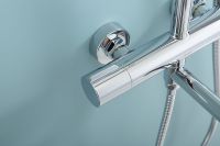 Душевая система Raglo R20.26 с термостатом Хром — фото 15, Душевые стойки