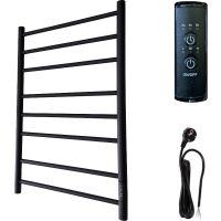 Электрический полотенцесушитель Маргроид Вид 10 800x500 10-8050-1049-9005R правый Черный матовый — фото 1, Электрические полотенцесушители