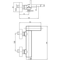 Товар: Смеситель для ванны E.C.A. Icon Хром арт-102102478HEX - фото 2 Смеситель для ванны E.C.A. Icon Хром арт-102102478HEX — фото 2, Смеситель для ванны