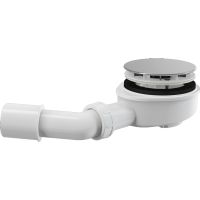 Сифон для душевого поддона Alcaplast A492CR Хром — фото 1, Сифоны для поддонов